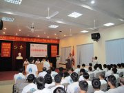 Bác Nguyễn Thế Trường phát biểu ý kiến trong Lễ Giỗ Tổ năm Nhâm Thìn 06.07.2012